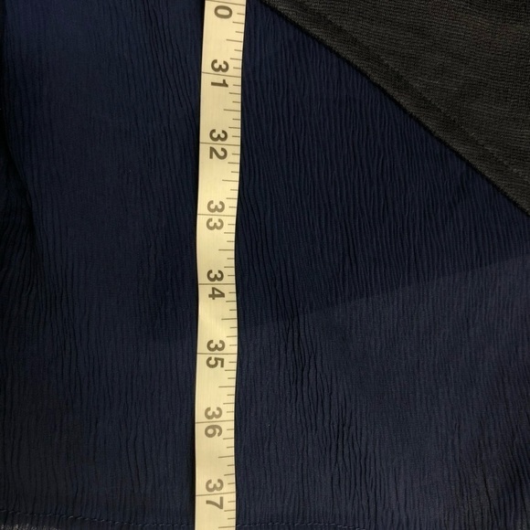 Rococo Lagenlook Minimalist Blue L/S Dress Small - Picture 7 of 7